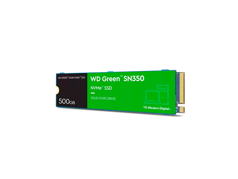 DISCO SOLIDO WESTERN DIGITAL GREEN SN350 NVME 500GB M.2 2280